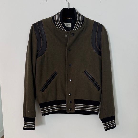 Saint Laurent Brown and Black Jacket - Picture 1 of 5